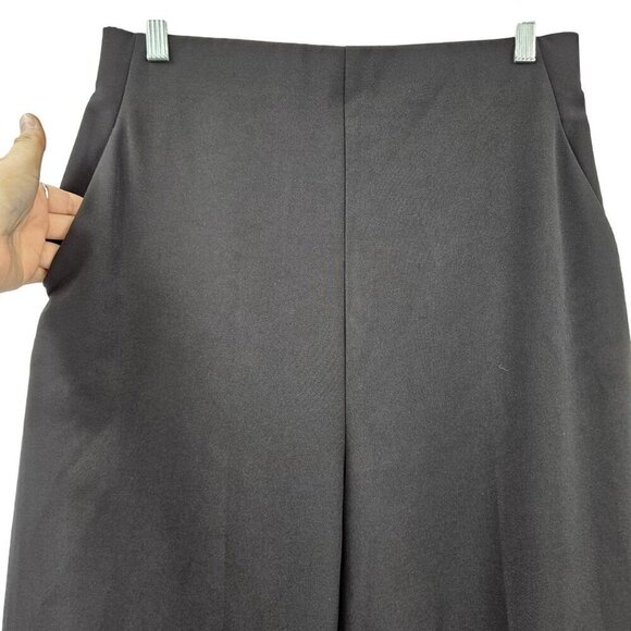 Eliza J Wide Leg Dress Pants Black Women’s Size 10 High Rise Evening Career - Picture 5 of 14